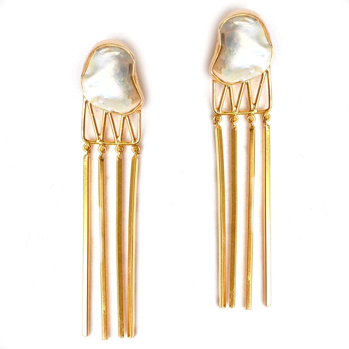 Earrings Octavia Pearl - Gemajesty