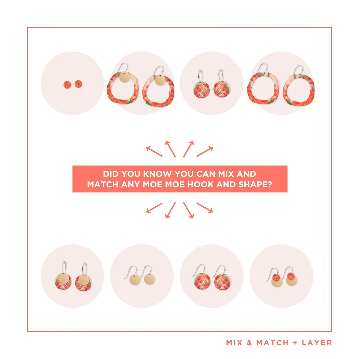 Earrings Pack Blossom Circle Party Ellis Rowan - Moe Moe Design - Image 5