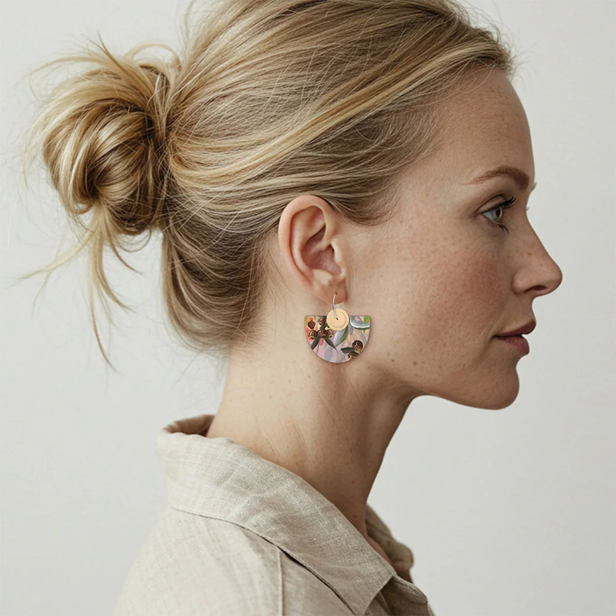 Earrings Pack Gumnuts Bell Halo Ellis Rowan - Moe Moe Design - Image 2