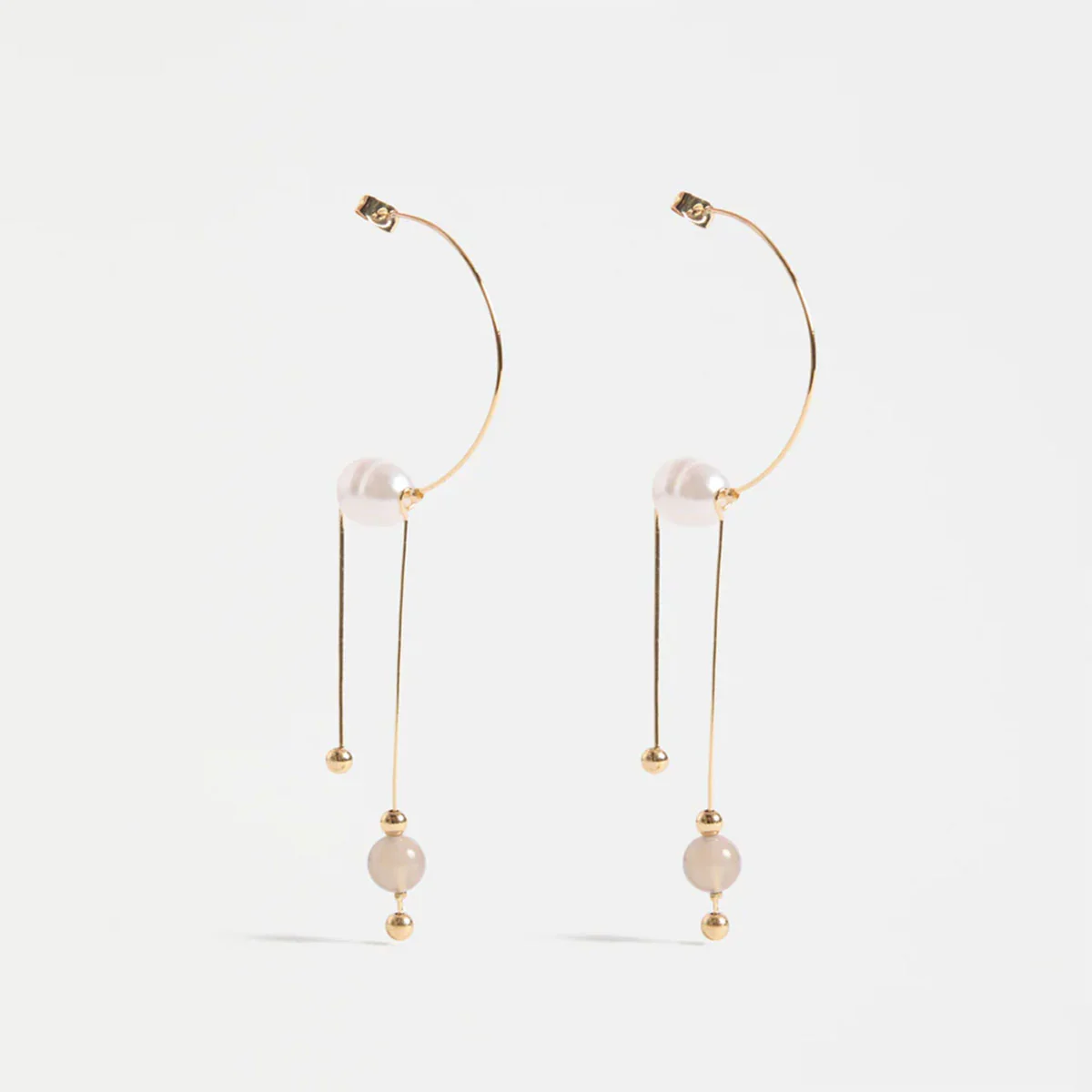 Earrings Pykka Drop Gold- Elk