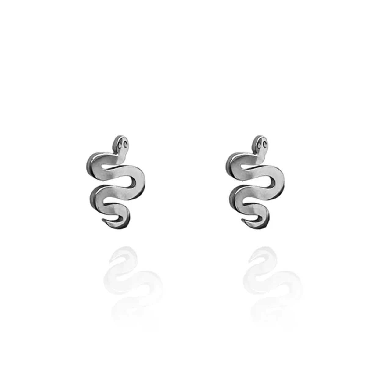 Earrings Serpent Silver Studs - Originals Lab