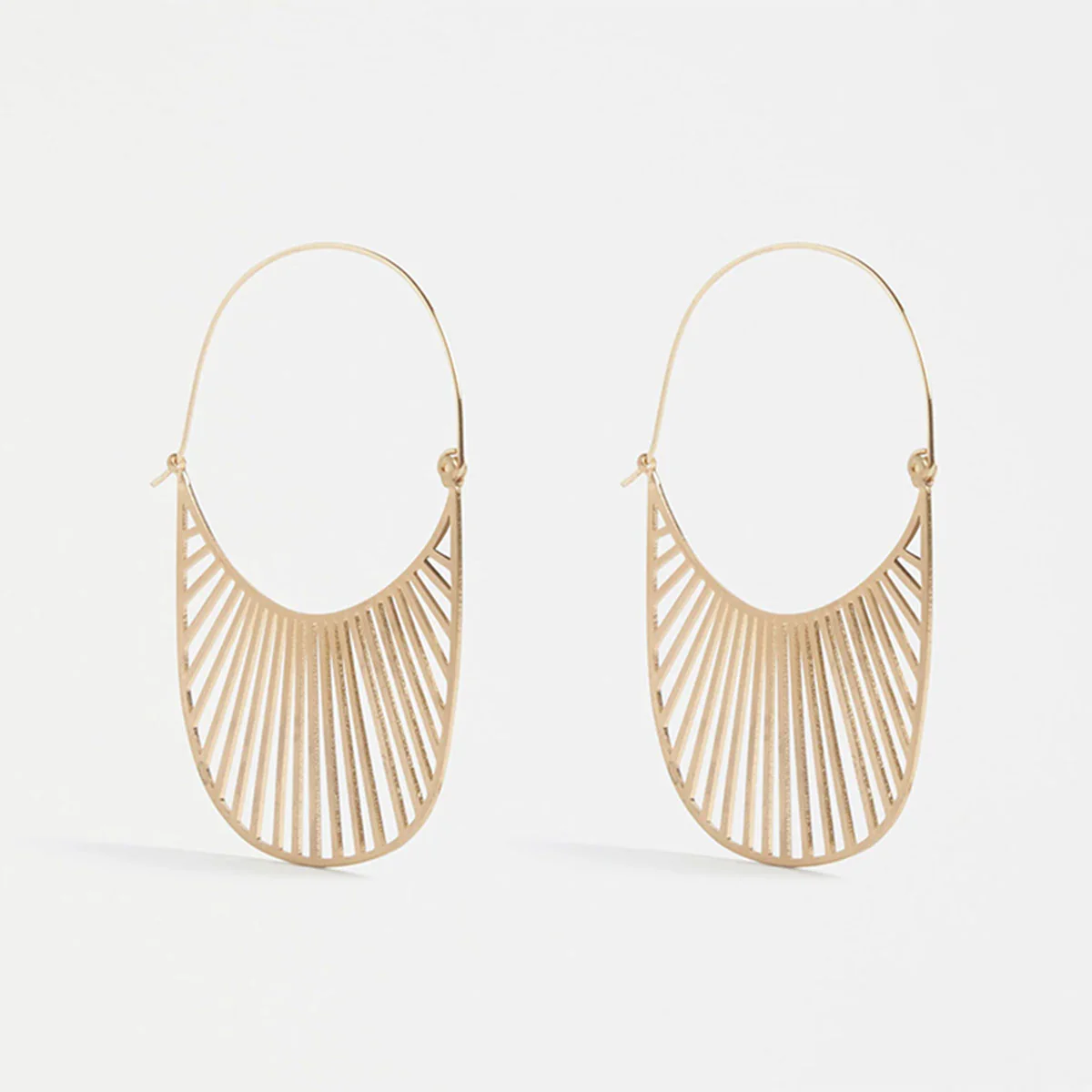 Earrings Solsken Large Hoop Gold - Elk