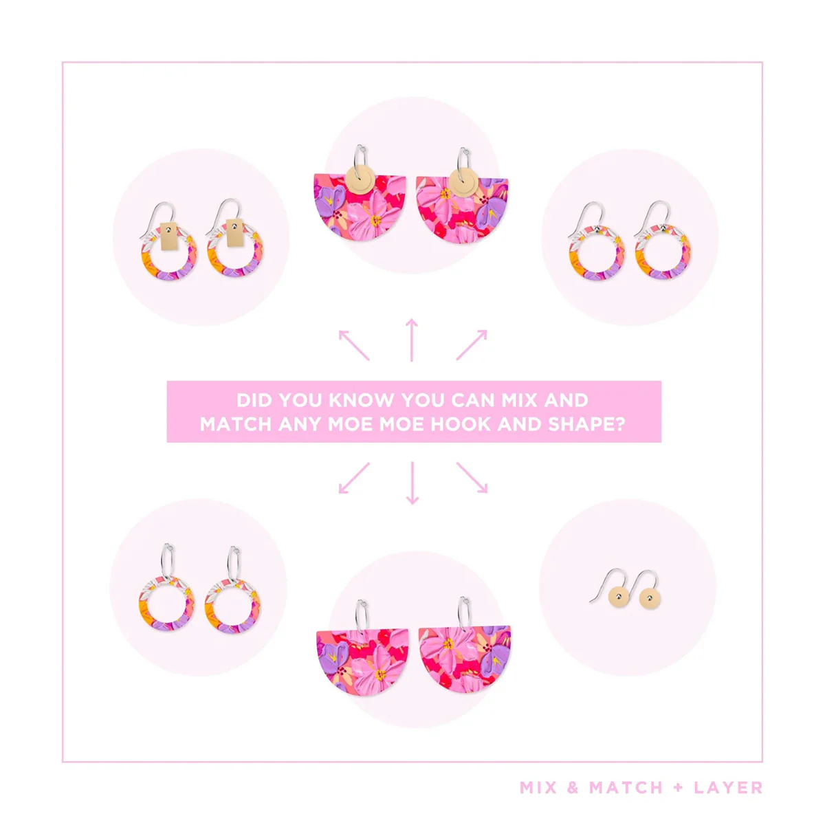 Earrings Sorbet Blooms Bell Halo Pack - Moe Moe - Image 4