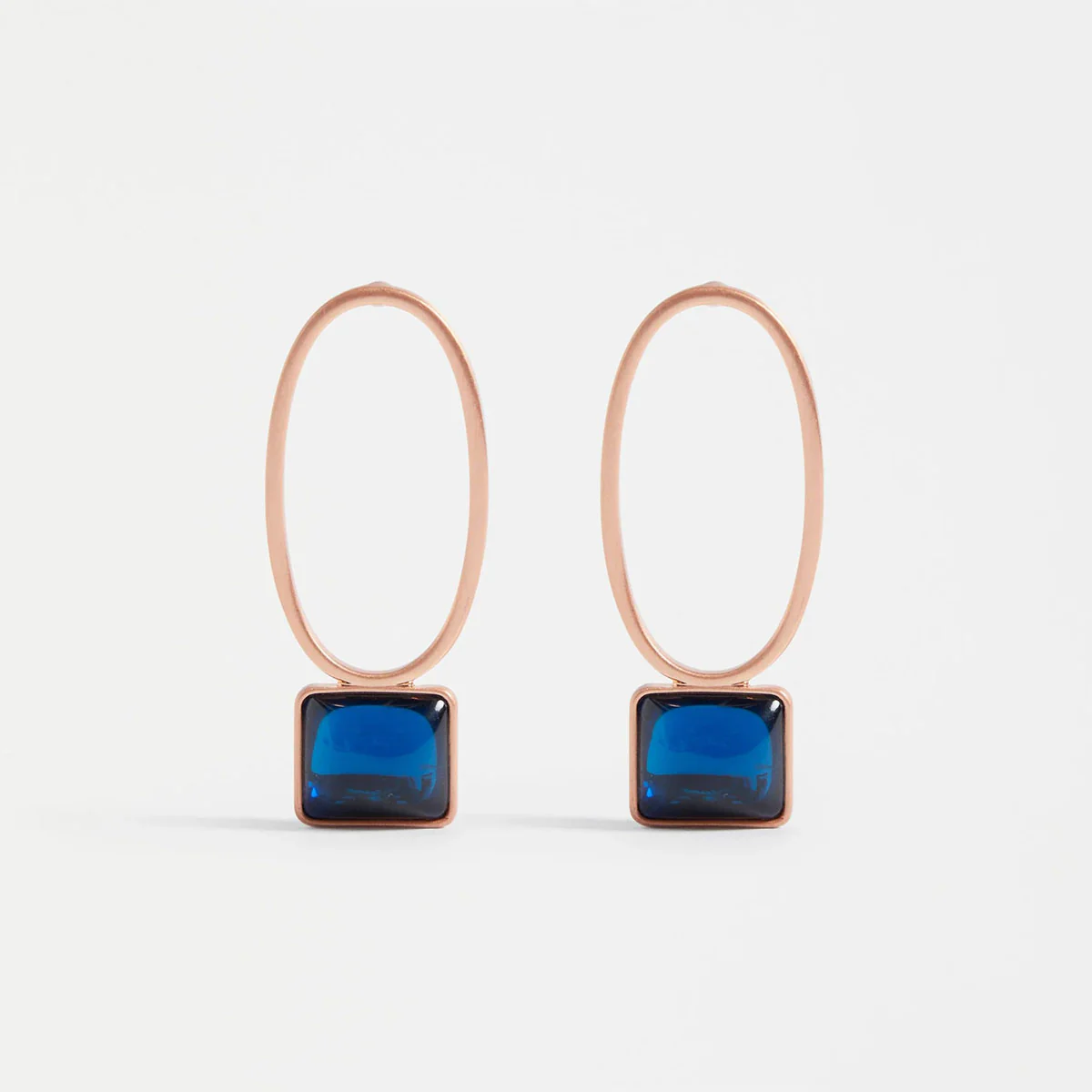 Earrings Stal Drop Teal - Elk