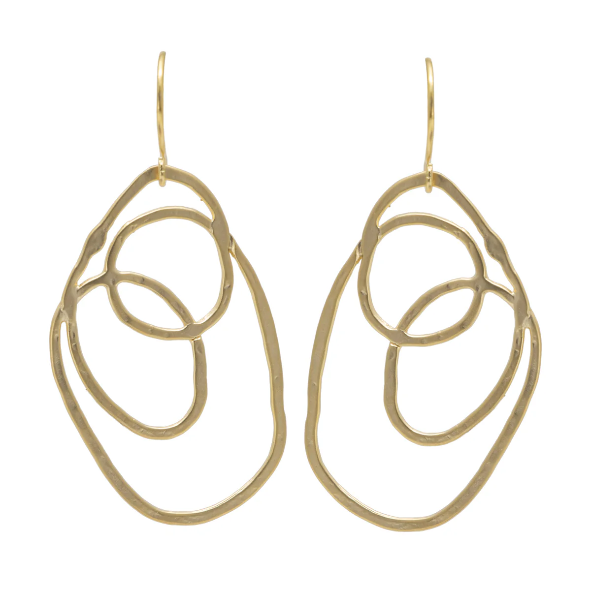Earrings Swirl Gold - Bec Stern