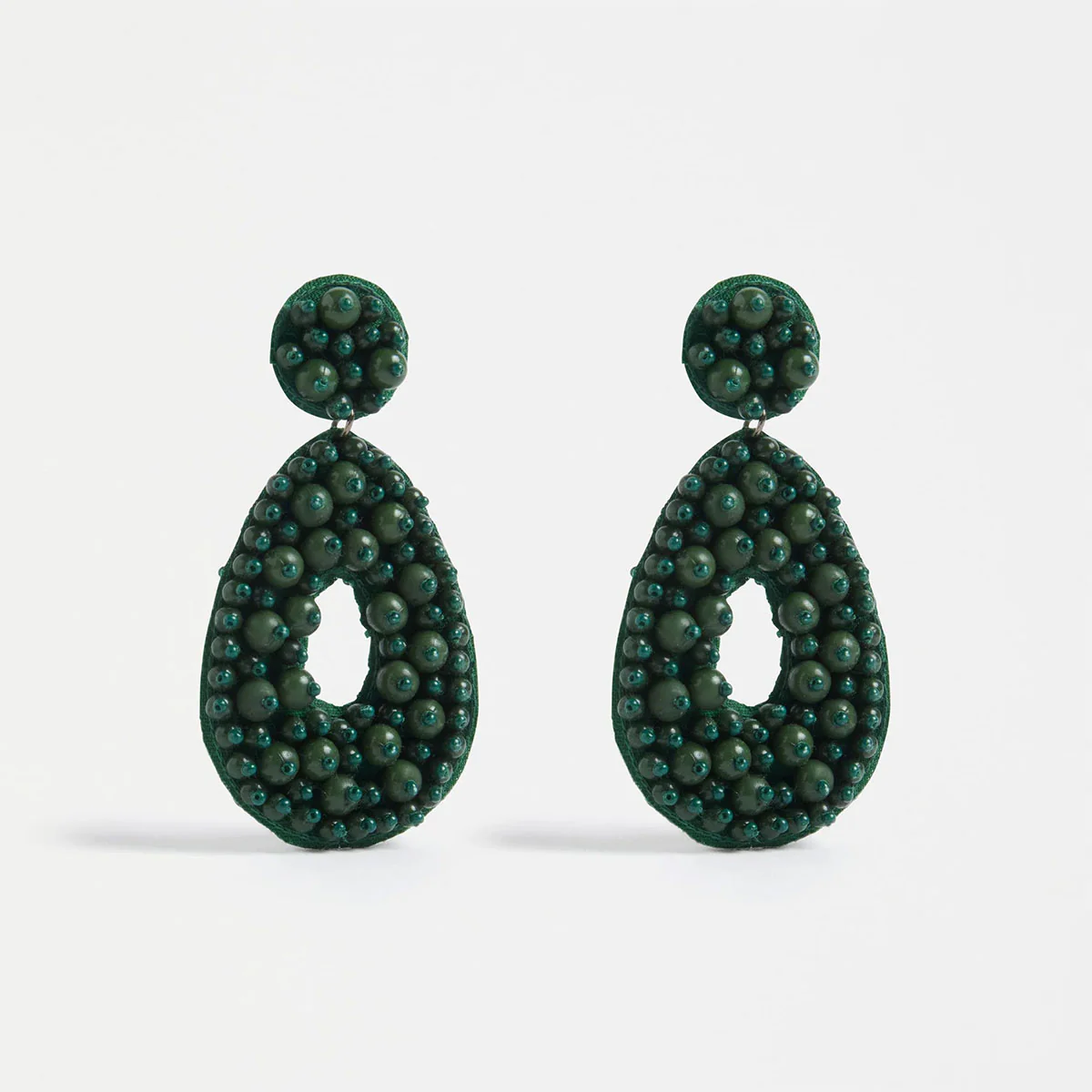 Earrings Valdi Green Moss - Elk