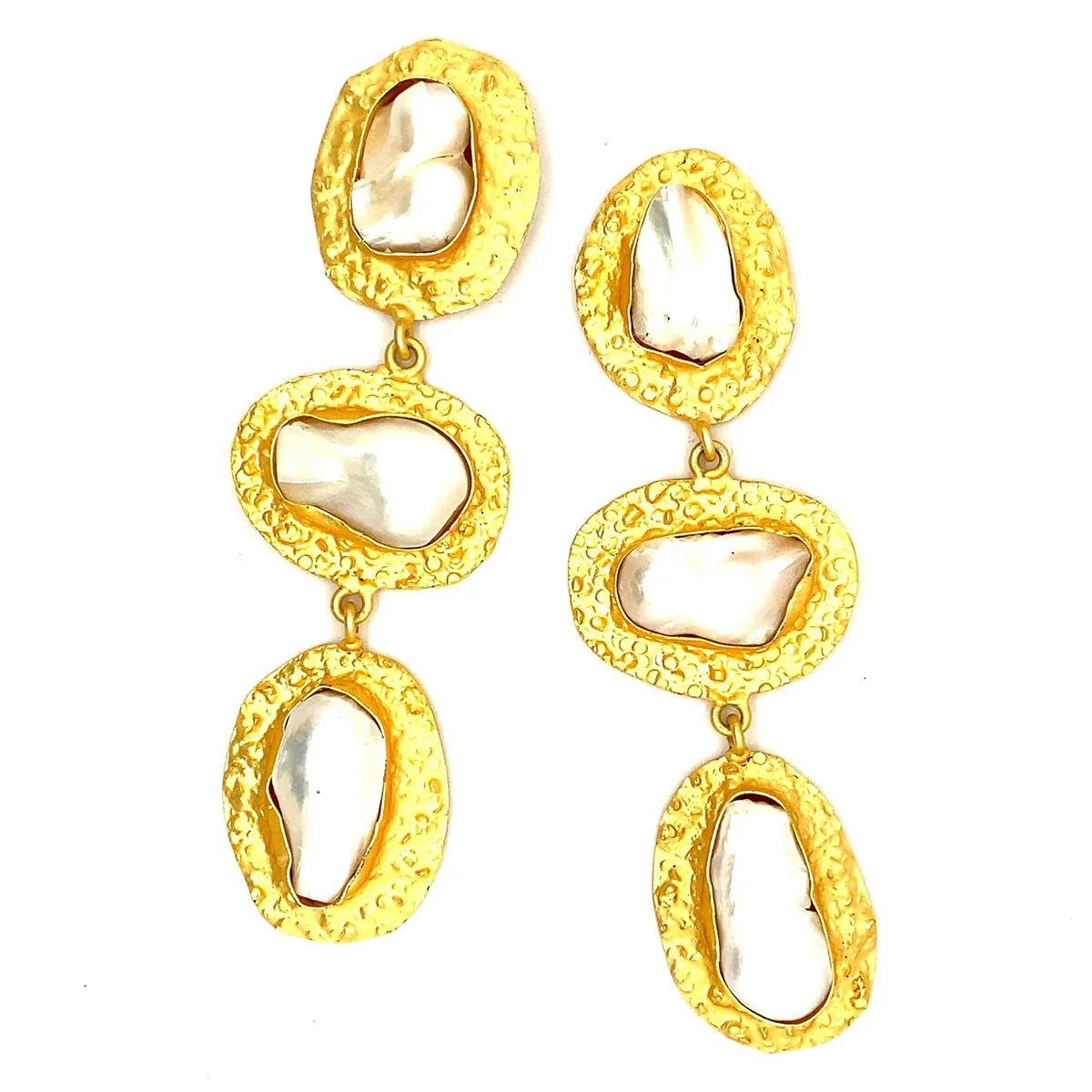 Earrings Vida Baroque Pearl - Gemajesty