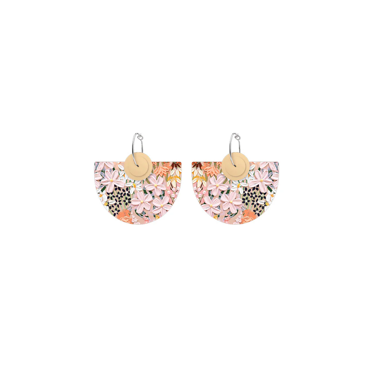 Earrings Wild Child Layered Classic Bell Hoop - Moe Moe
