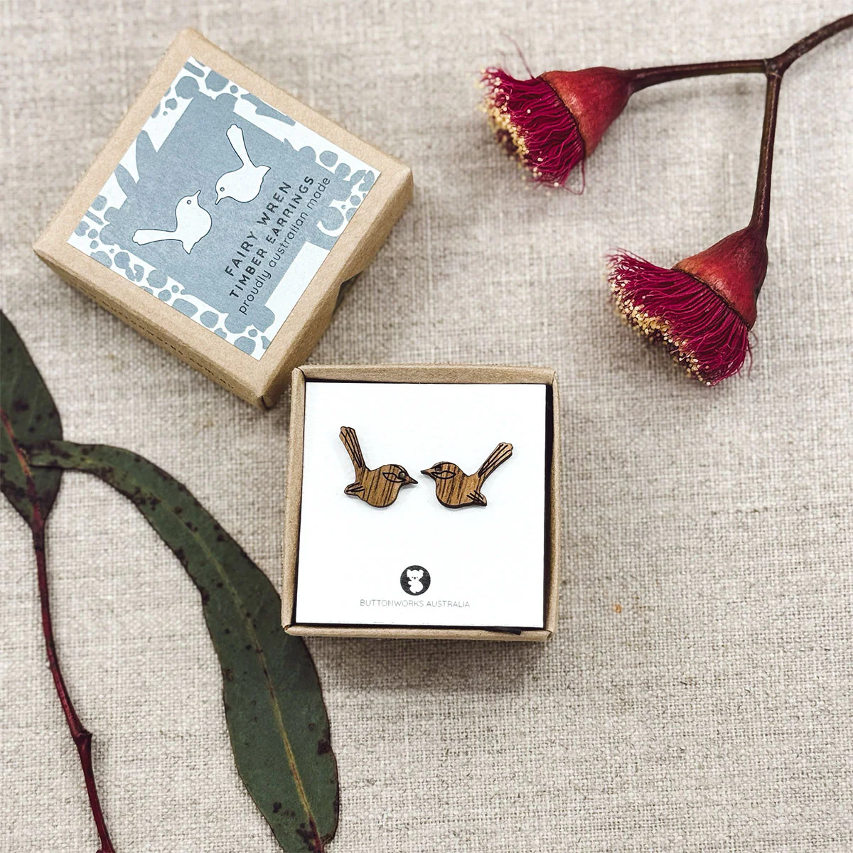 Earrings Wren Studs - Buttonworks