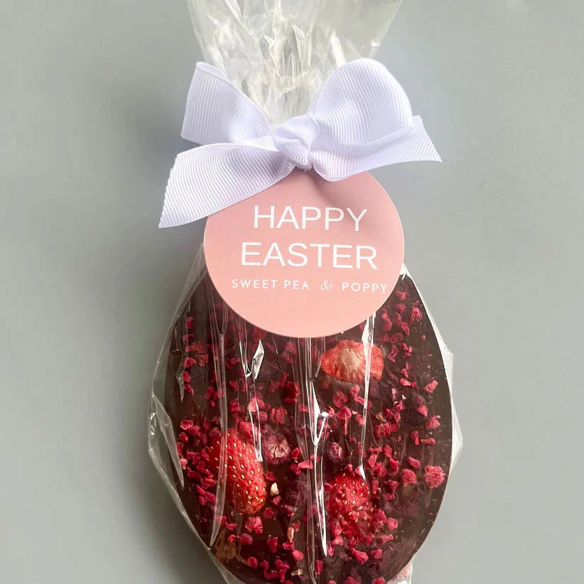 Easter Egg Bar Dark Chocolate Berries - Sweet Pea & Poppy