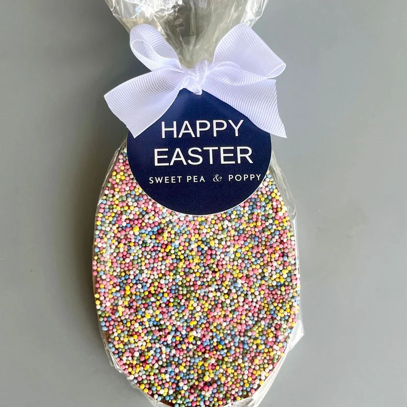 Easter Egg Bar Milk Chocolate Sprinkles - Sweet Pea & Poppy
