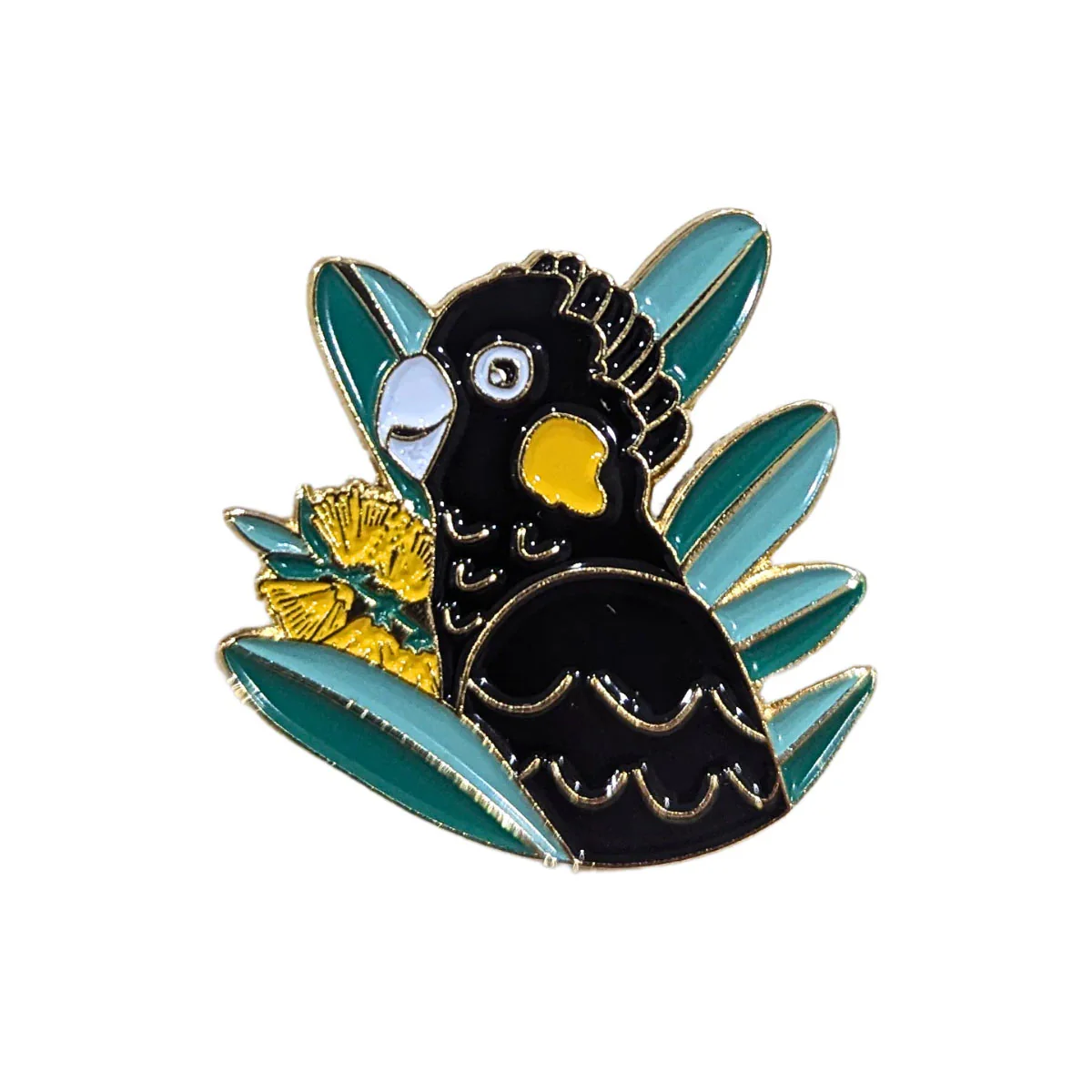 Enamel Pin Black Cockatoo - La Source