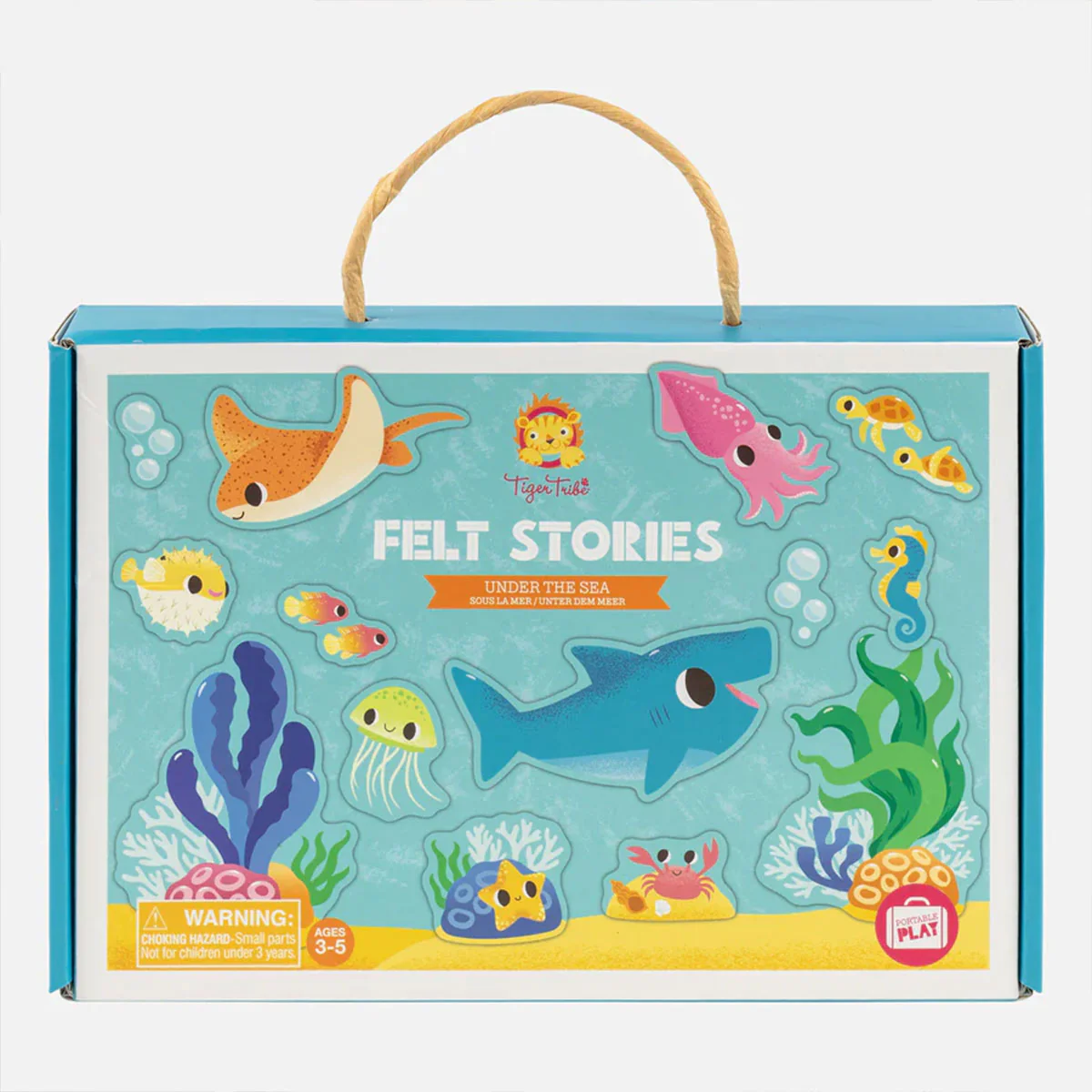 Felt Stories Once Under the Sea - Tiger Tribe