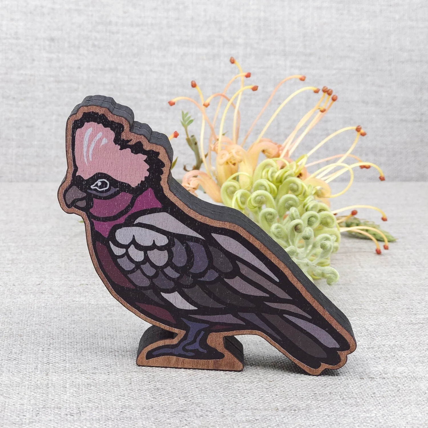 Figurine Wooden Galah - Buttonworks - Image 3