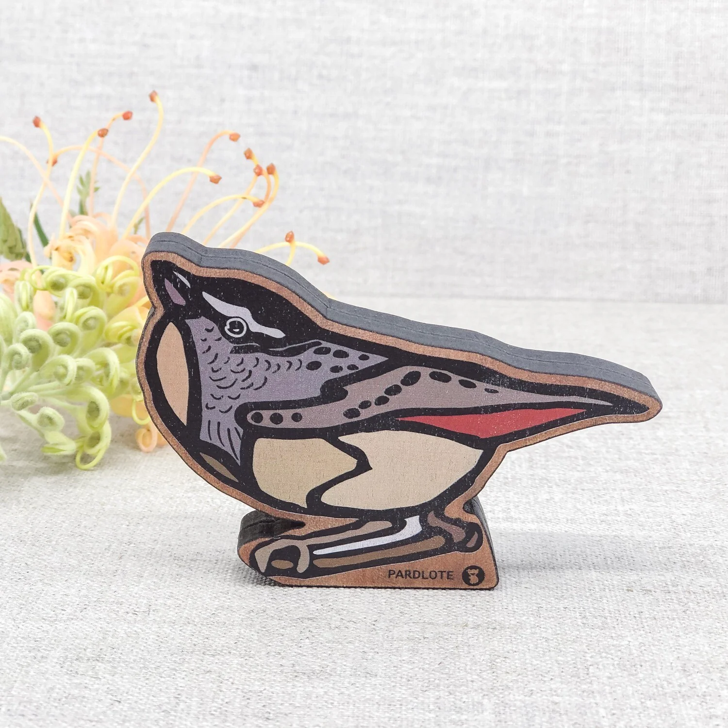 Figurine Wooden Pardalote - Buttonworks - Image 3