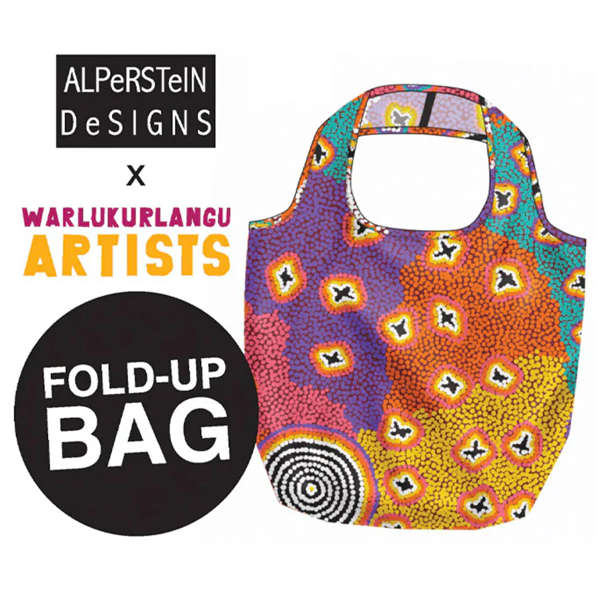 Fold Up Bag Ruth Stewart - Alperstein Designs