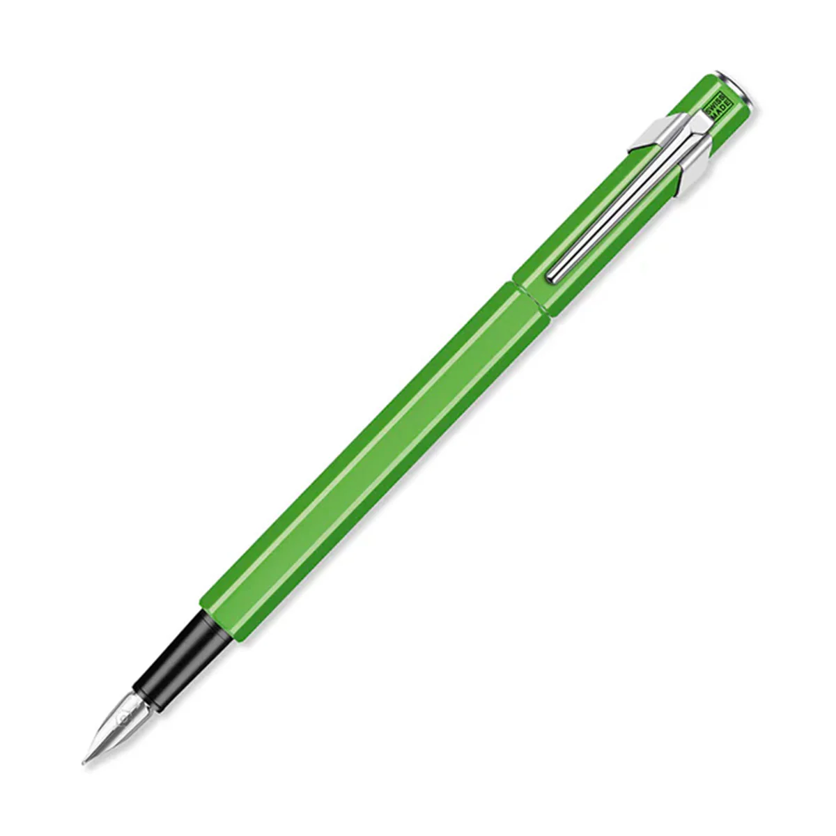 Fountain Pen fine fluo Line Slimpack Green 849 Plume Caran d'Ache - Telegram