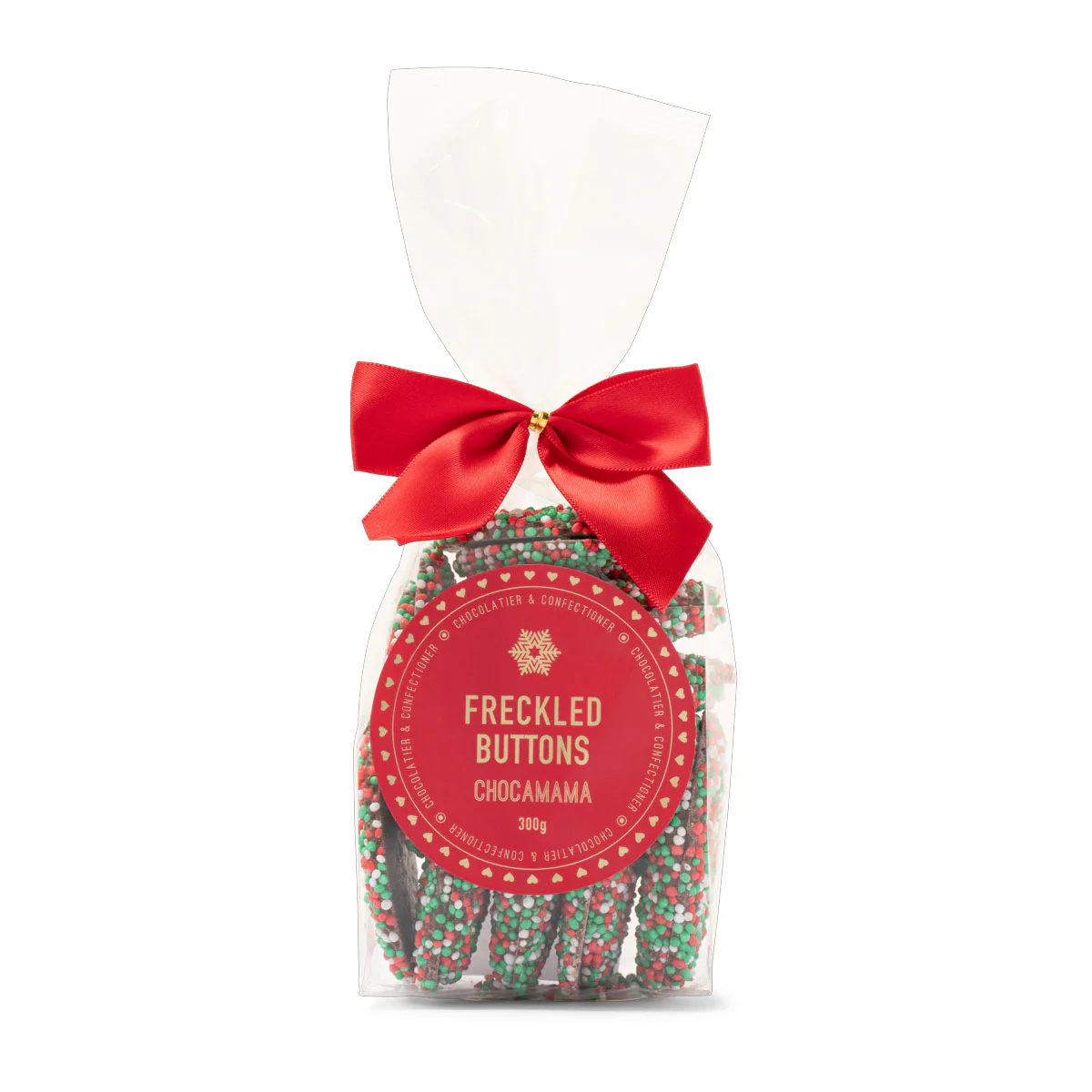 Freckled Buttons Festive 300g - Chocamama