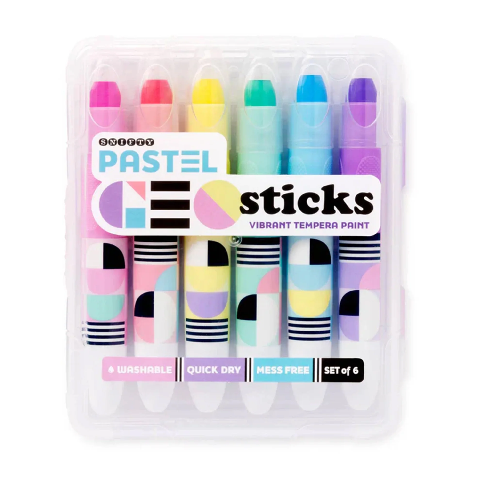GEO Sticks Vibrant Tempera Paint Sticks Pastel - Snifty