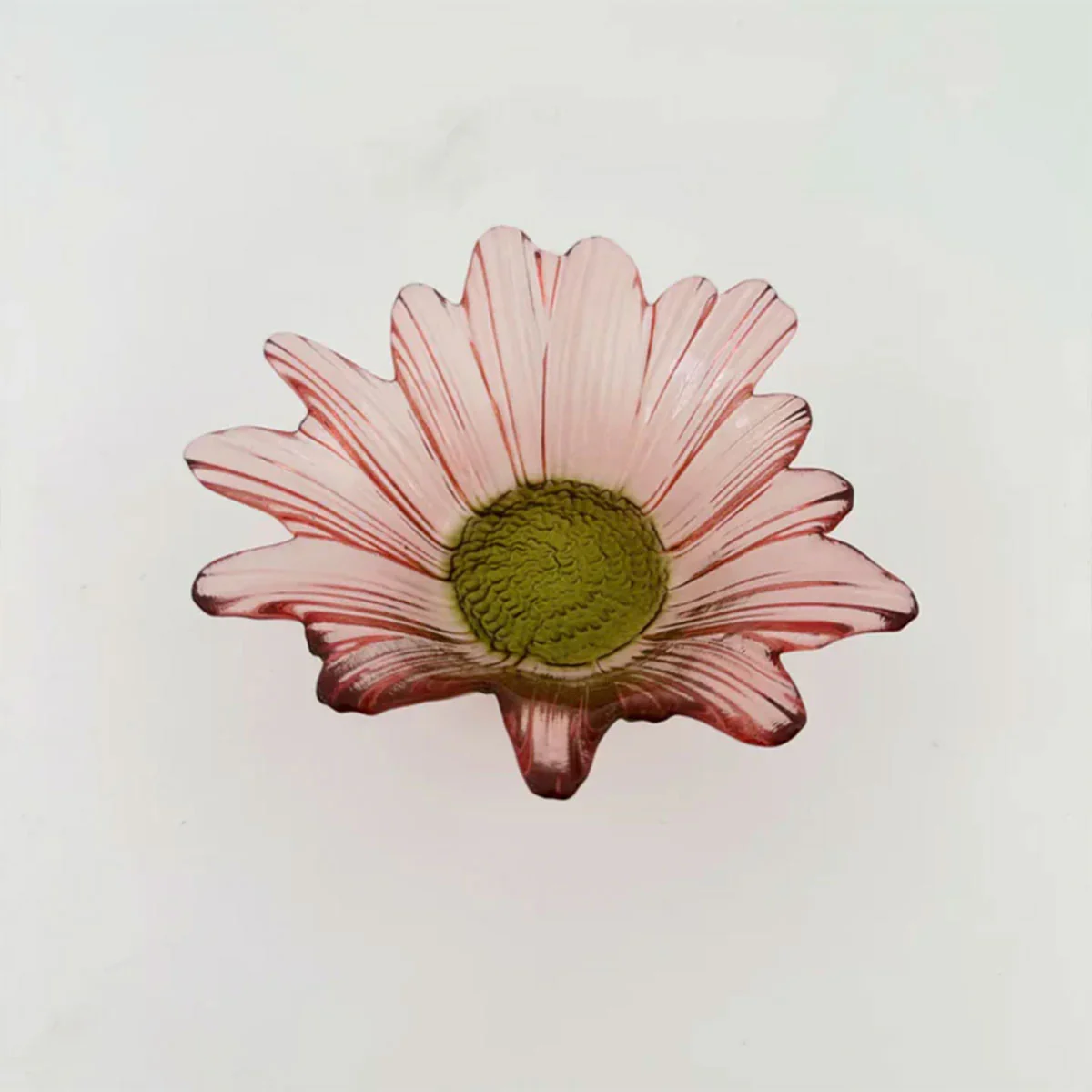 Glass Bowl Phoebe Pink/Olive 15x5cm - Coast to Coast - Image 2