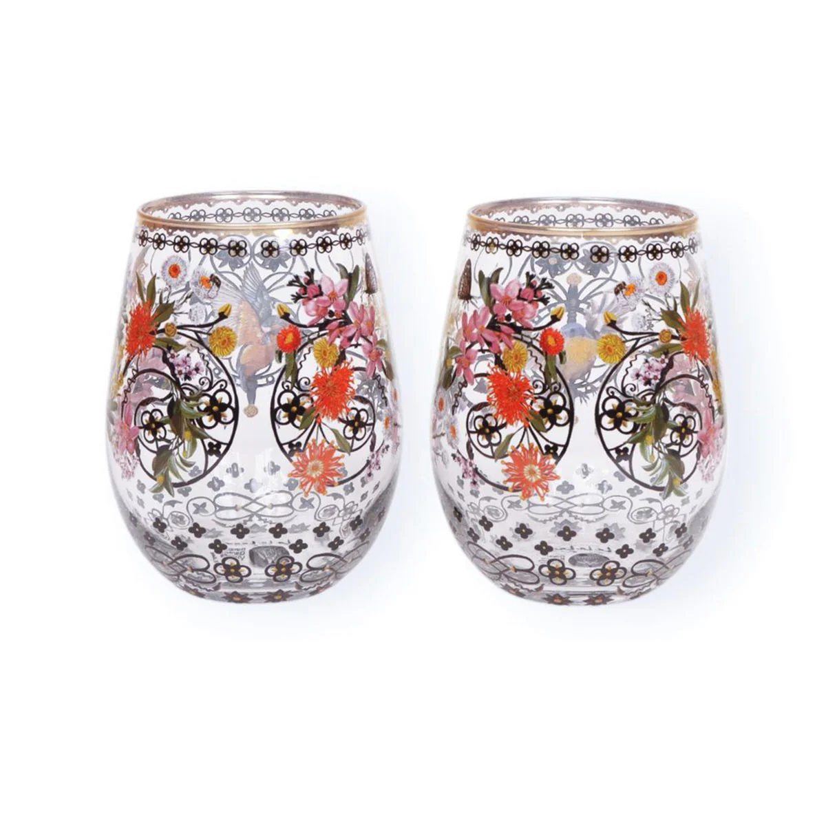 Glass Tumbler Royal Botanic Gardens Victoria Set of 2 - La La Land - Image 2