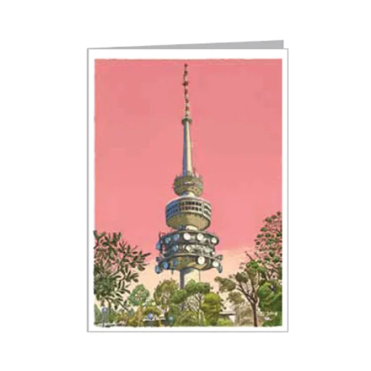 Greeting Card 100 Black Mountain Drive