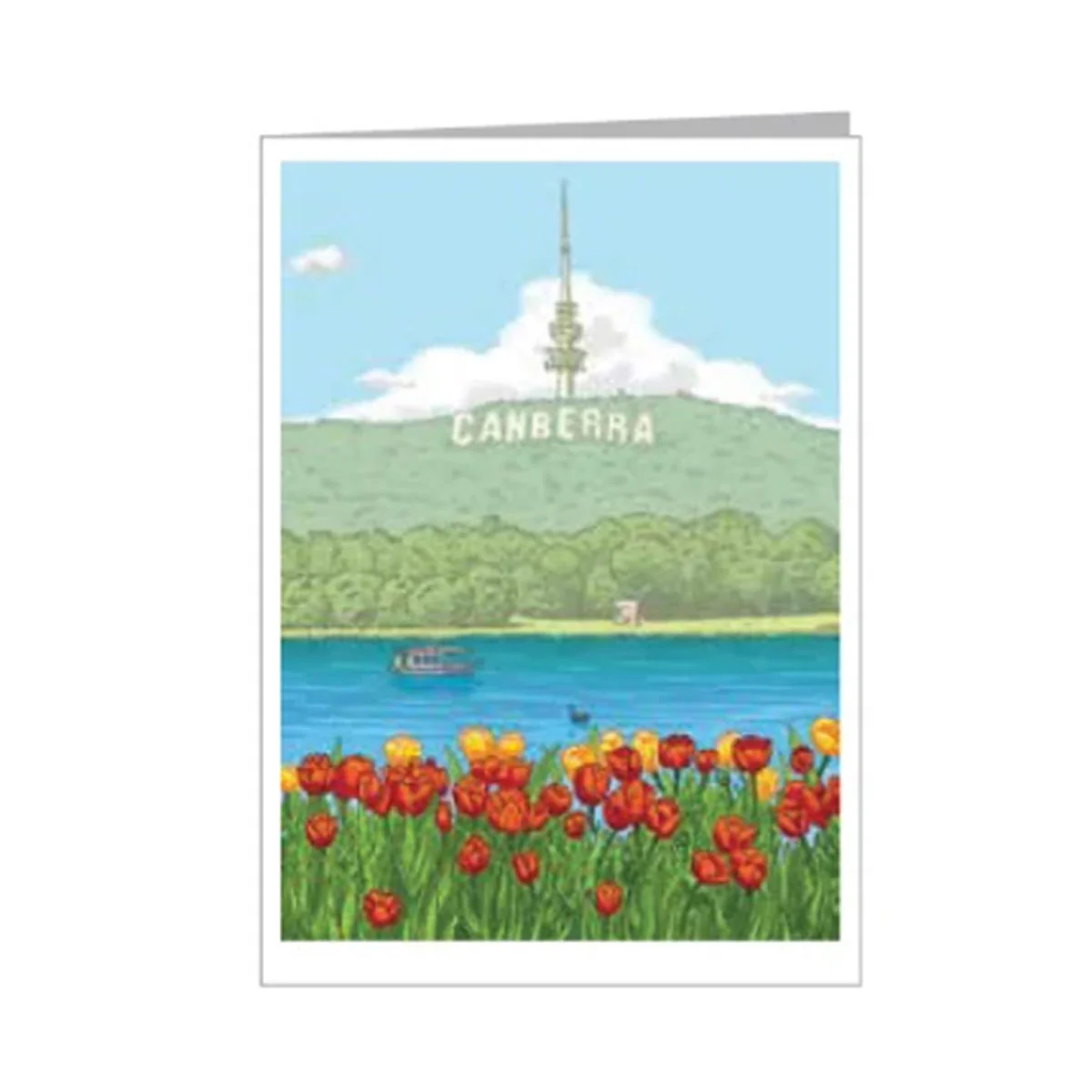 Greeting Card Canberra Hollywood Trevor Dickinson