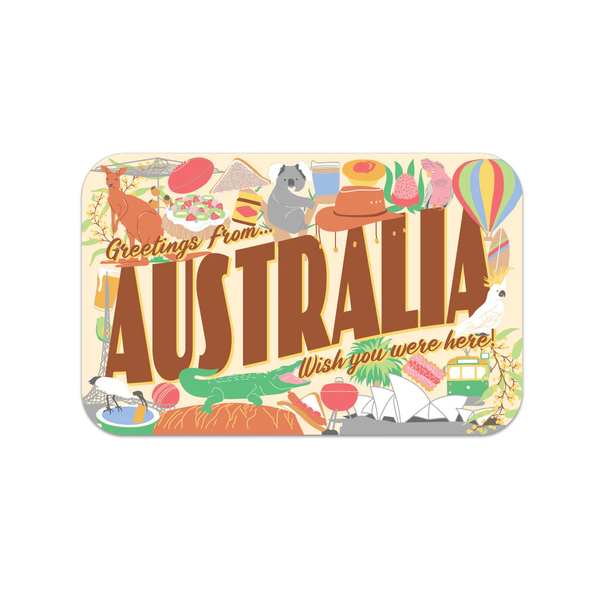 Greetings From Australia Magnet