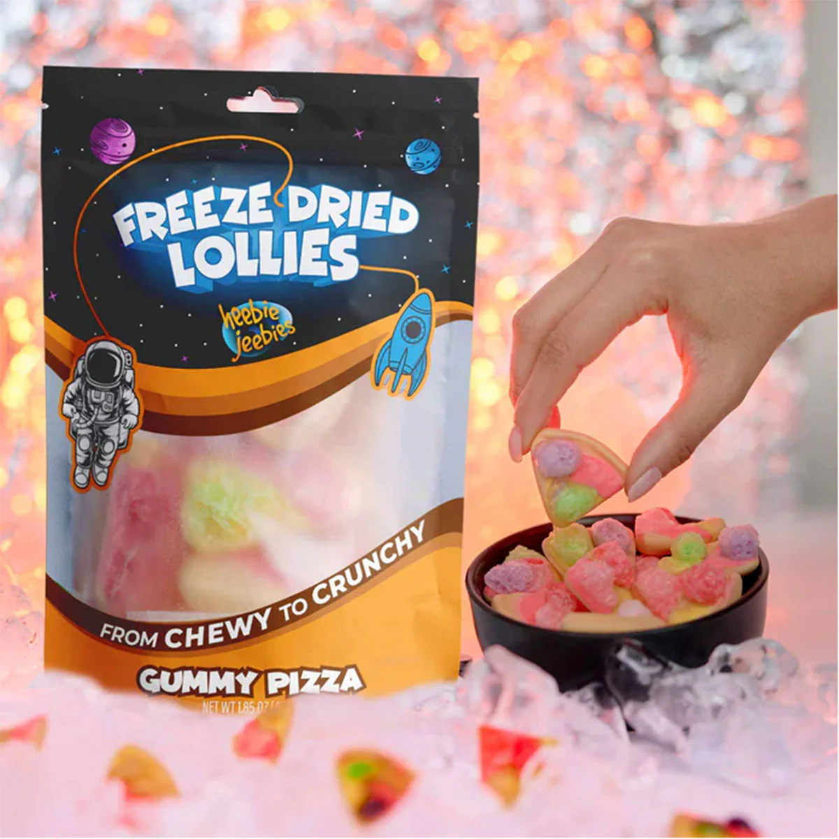 Gummy Pizza Freeze Dried - Heebie Jeebies - Image 2