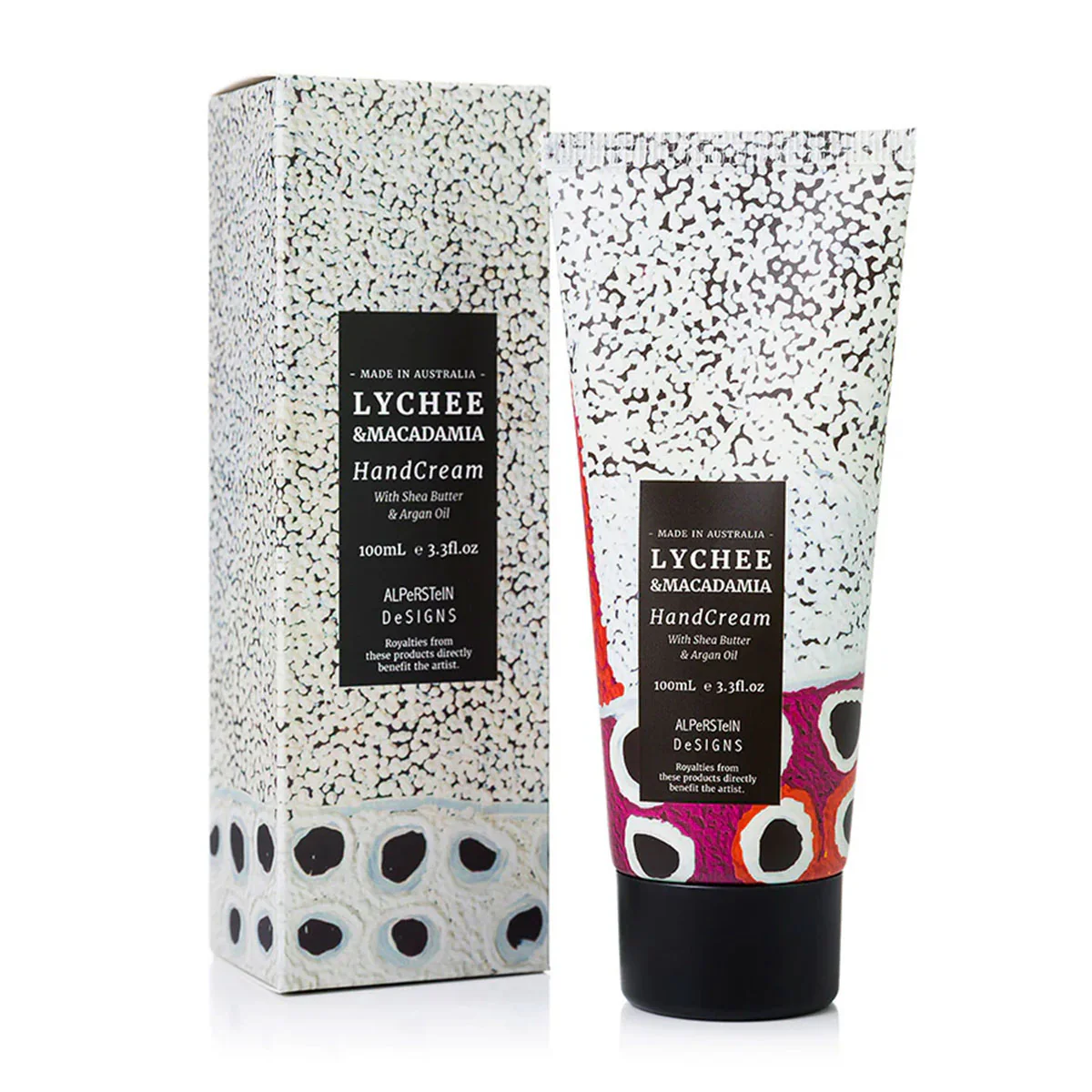 Hand Cream Lychee and Macadamia 100ml Kumpaya Girgirba - Alperstein Designs