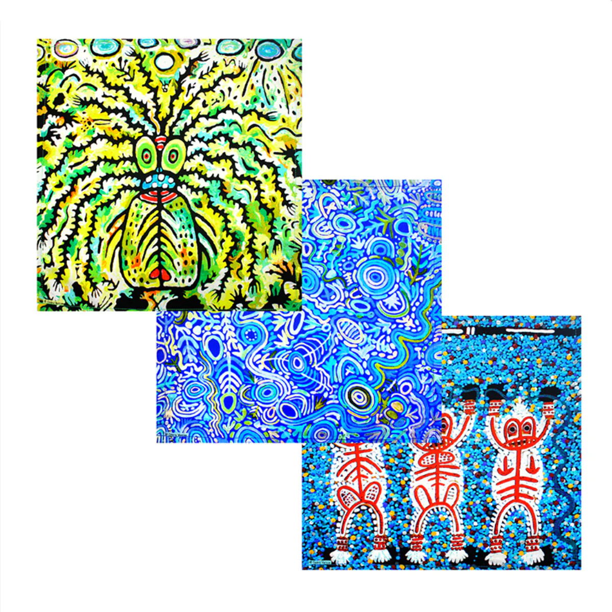 Handkerchiefs Set of 3 Cedric Varcoe - Better World Arts - Image 2