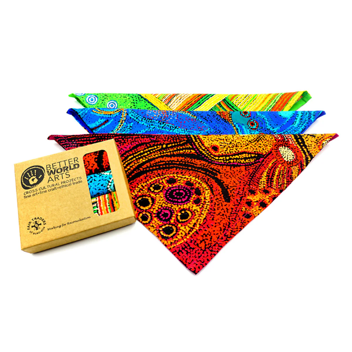 Handkerchiefs Set of 3 Julie Woods - Better World Arts