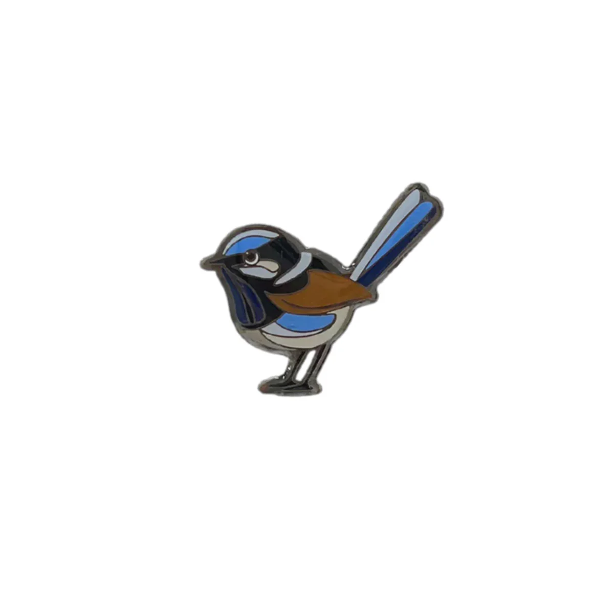 Hat Badge Blue Wren - Wilmot Harvey