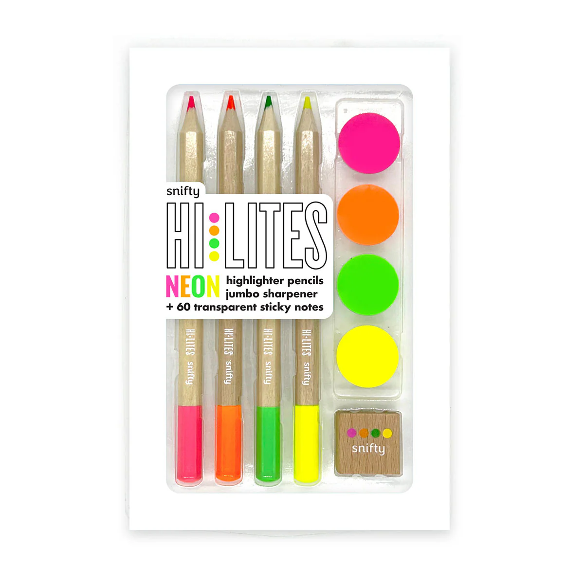 Neon Pencil Highlighting Set Hi-Lites - Snifty
