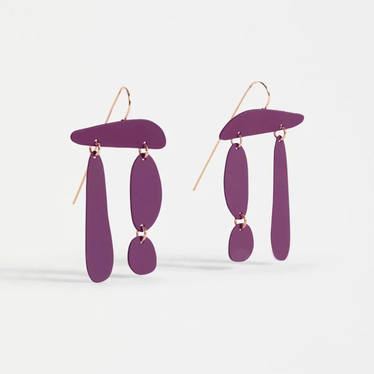 Hook Earring Saaras Fuchsia - Elk Accessories
