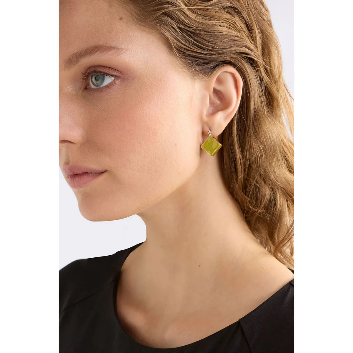 Hoop Earring Elta Chartreuse Mini - Elk Accessories - Image 2
