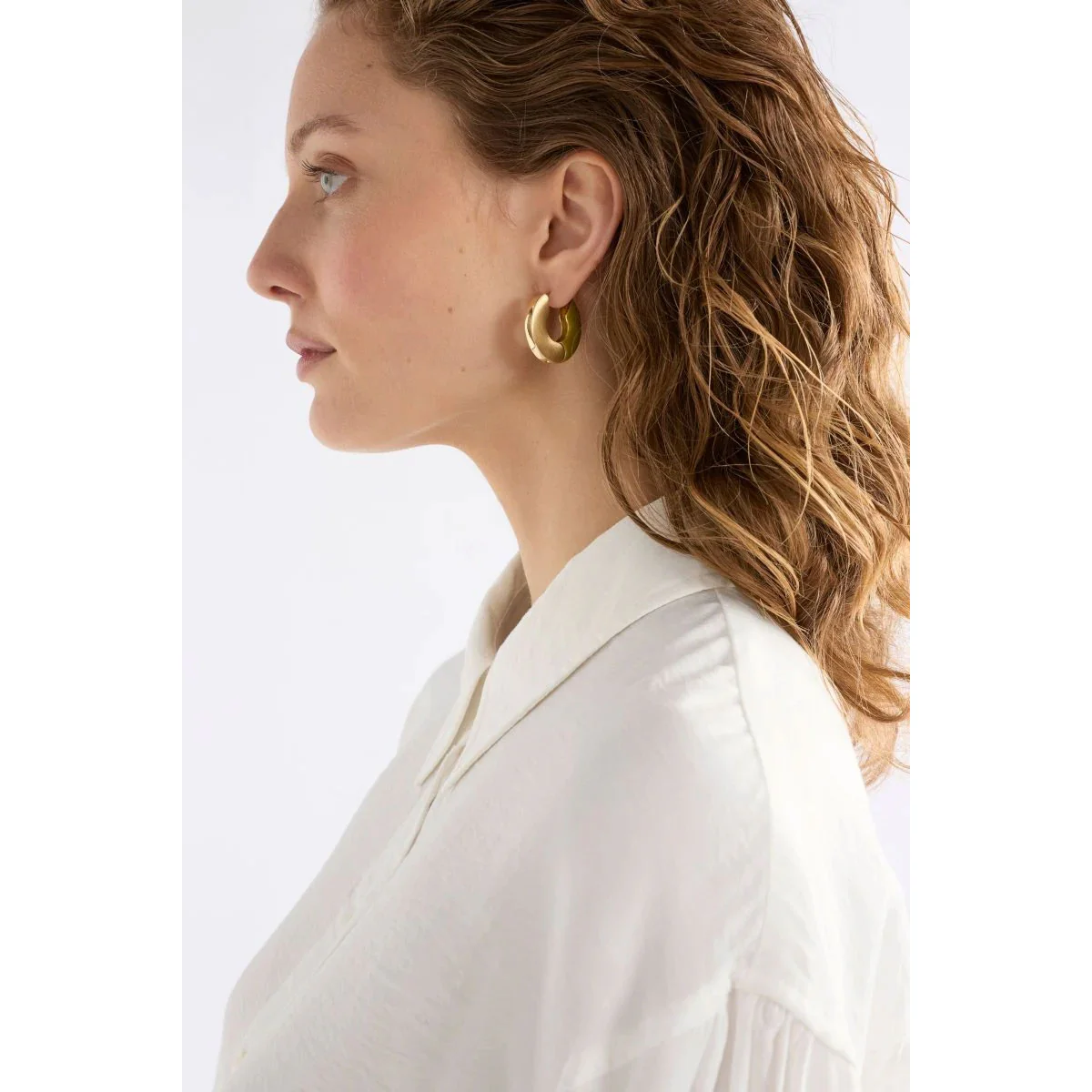 Hoop Earring Itva Chartreuse - Elk Accessories - Image 2
