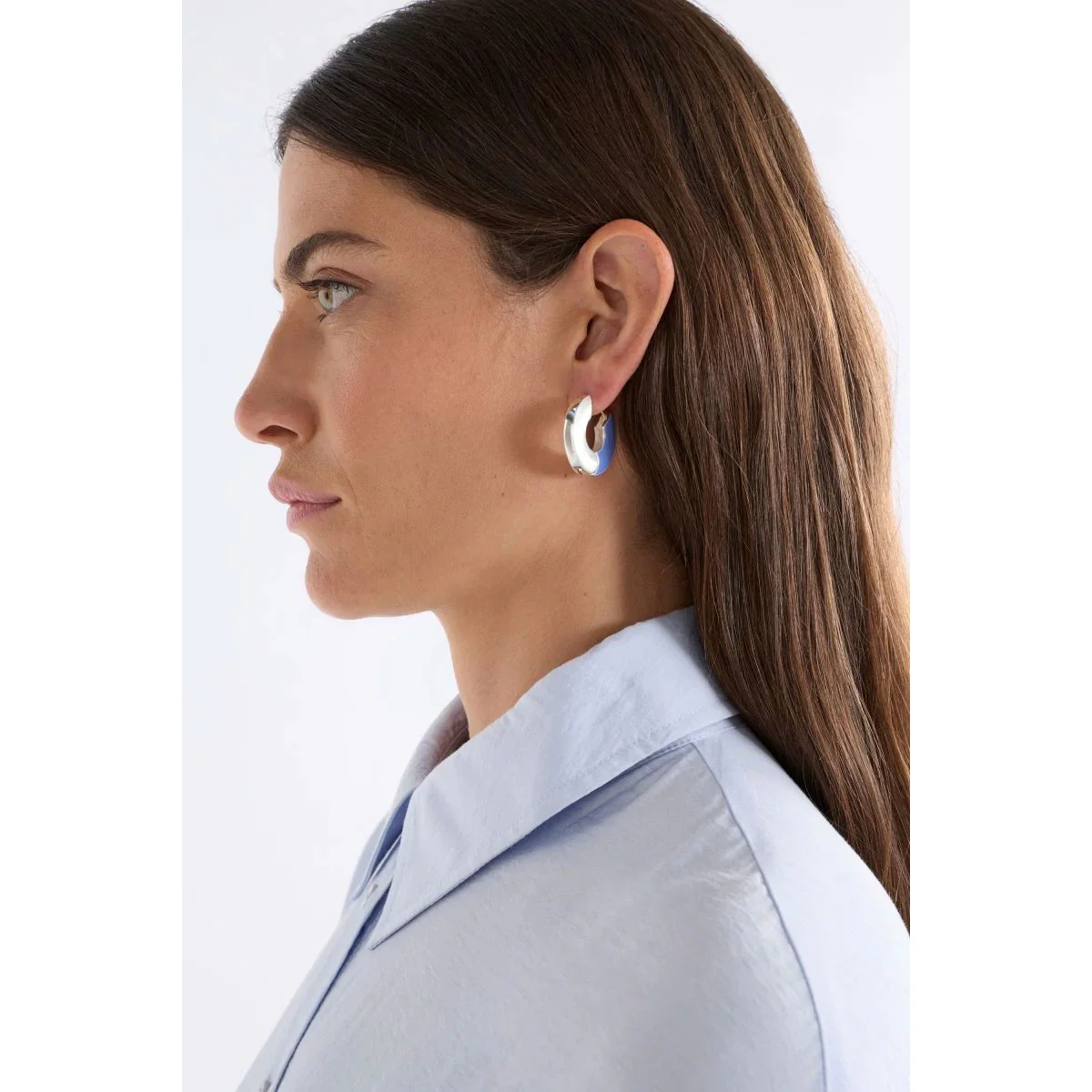 Hoop Earring Itva Cornflower - Elk Accessories - Image 2