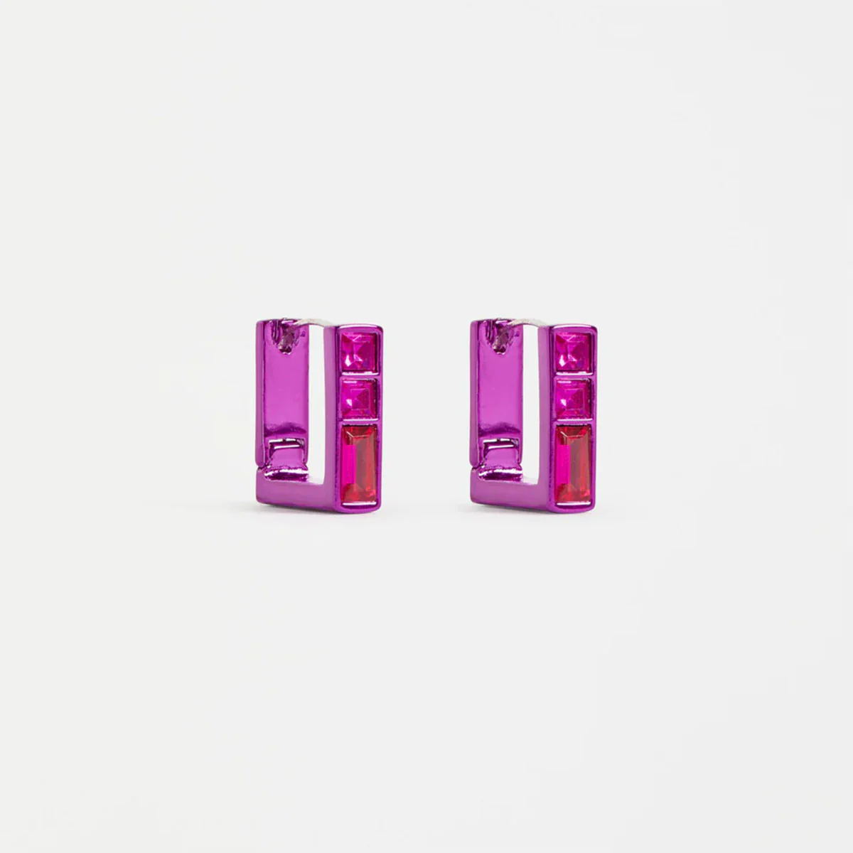 Hoop Earring Jilsa Fuchsia Small - Elk Accessories