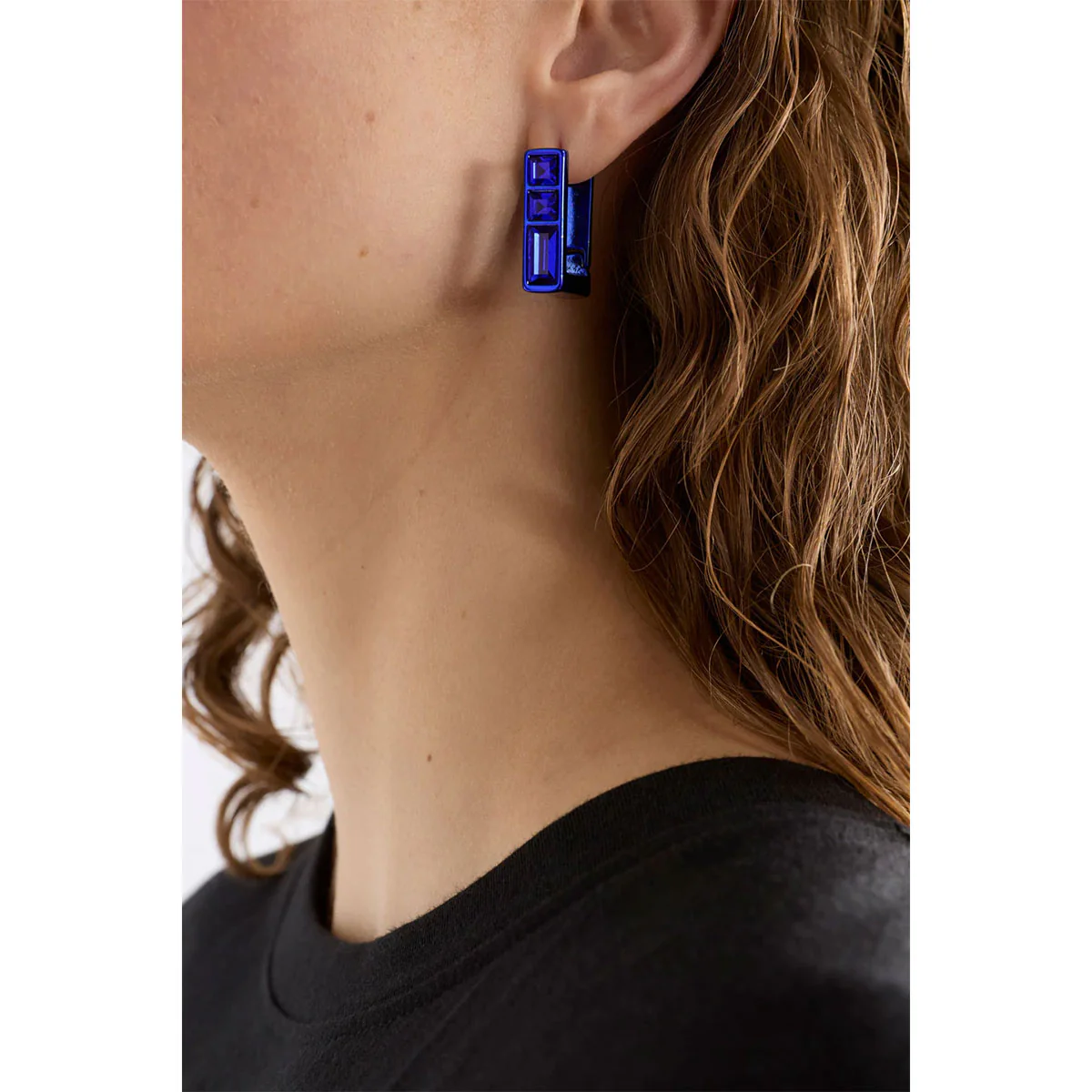 Hoop Earring Jilsa Navy Small - Elk Accessories - Image 2