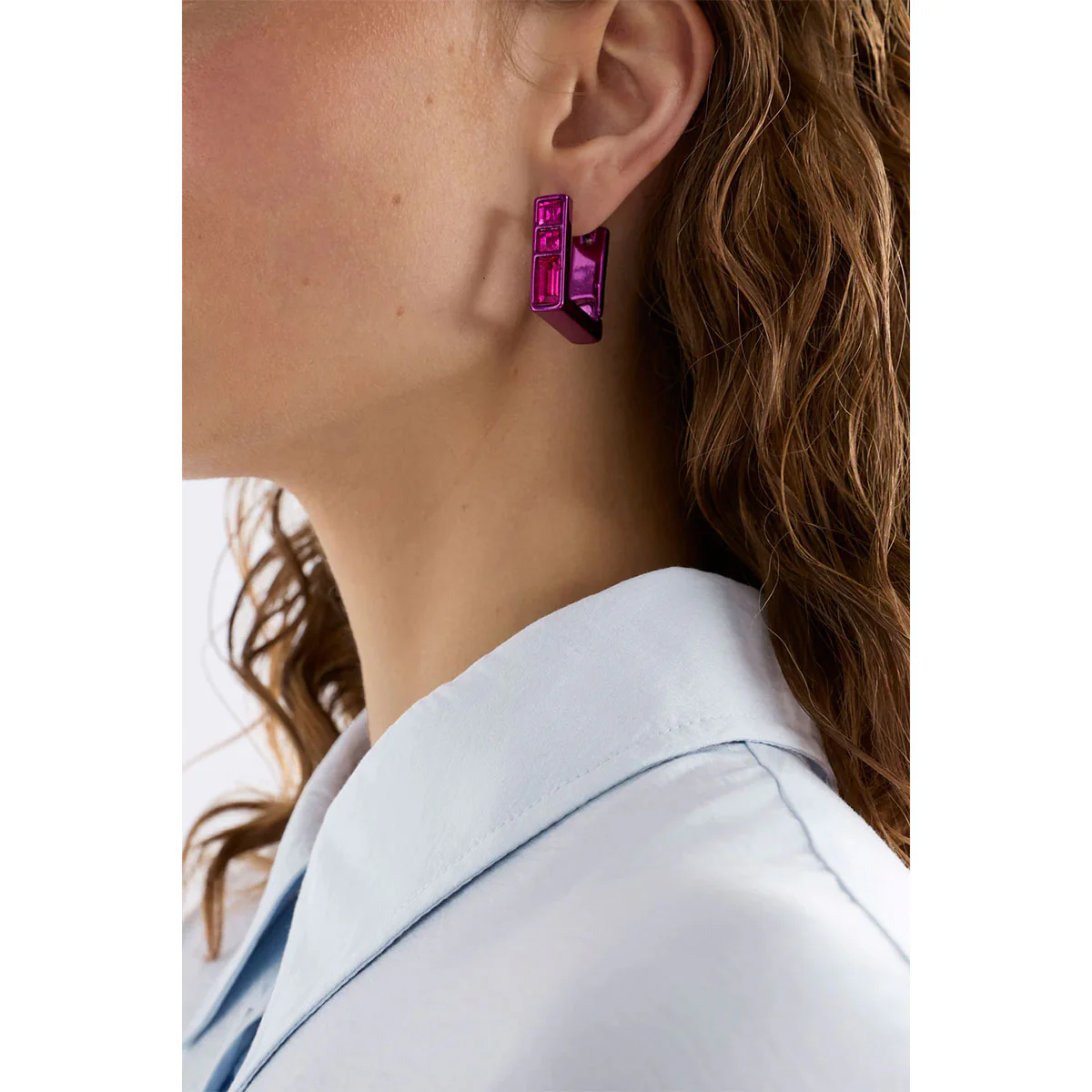 Hoop Earring Jilsa Rose Gold Small - Elk Accessories - Image 2