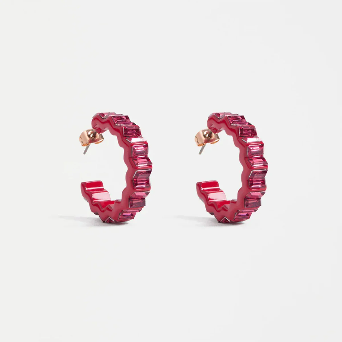Hoop Earring Jolle Blush Pink - Elk Accessories