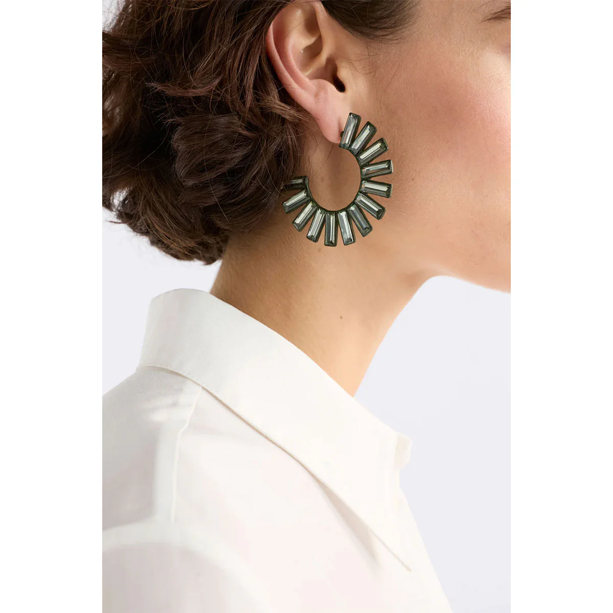 Hoop Earring Jule Peach Large - Elk Accessories - Image 2