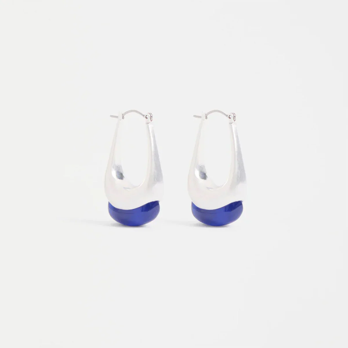 Hoop Earring Korvvo Blue Long - Elk Accessories