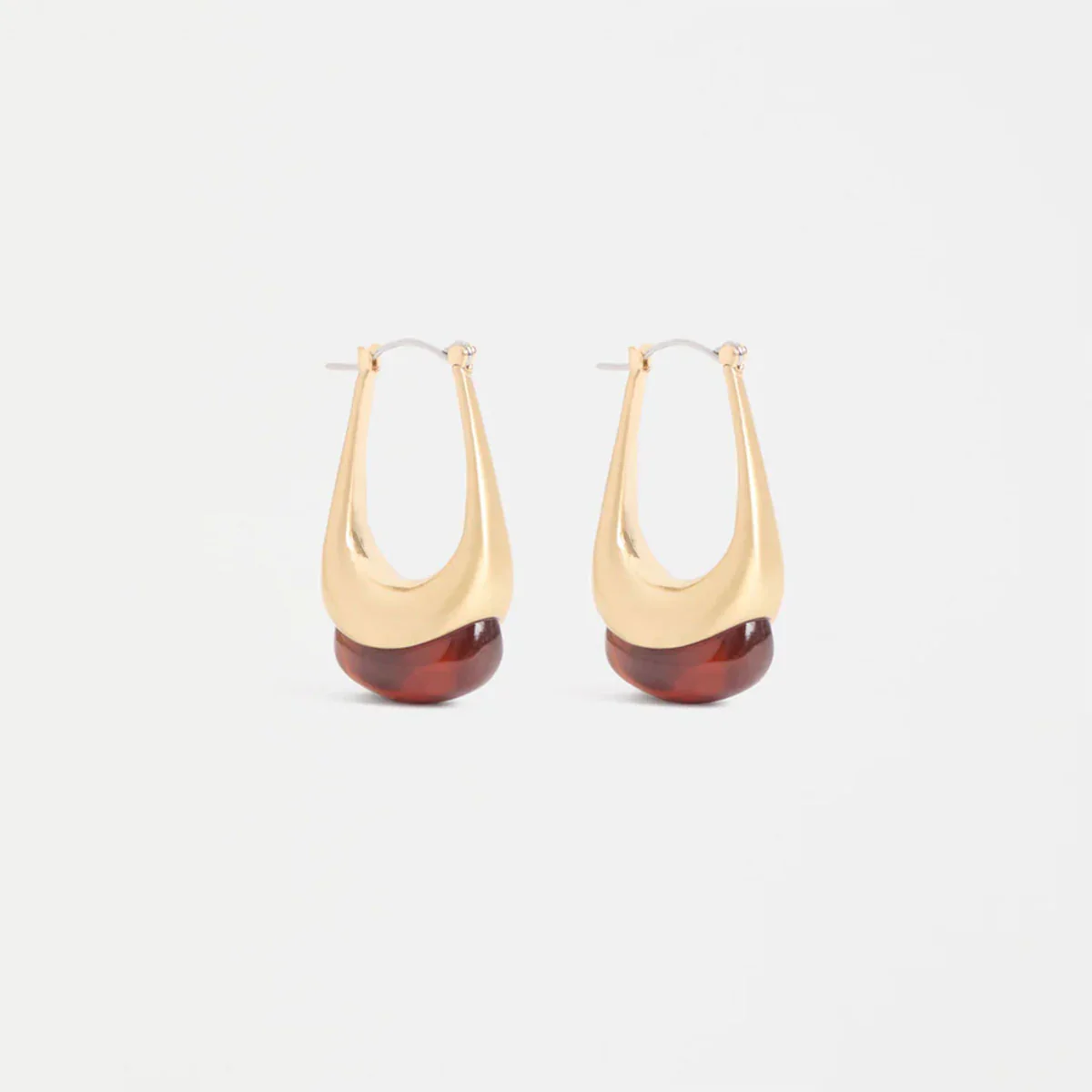 Hoop Earring Korvvo Red Long - Elk Accessories