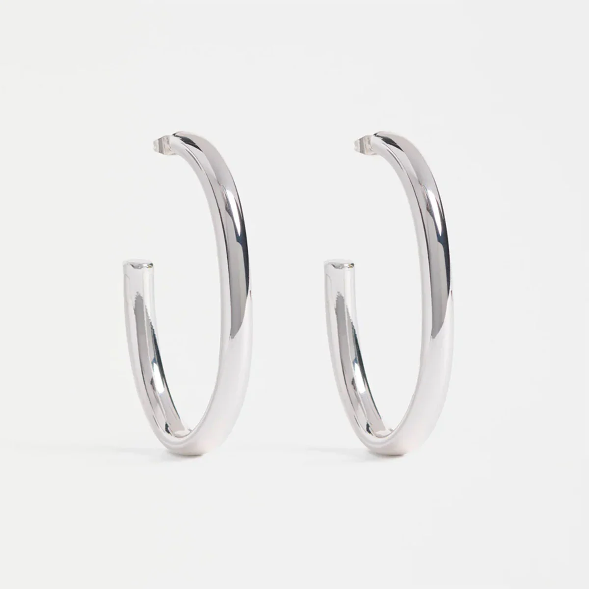 Hoop Earring Large Tjor Silver - Elk Accessories