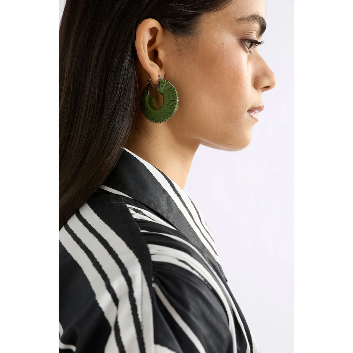 Hoop Earring Ledde Cobalt - Elk Accessories - Image 2