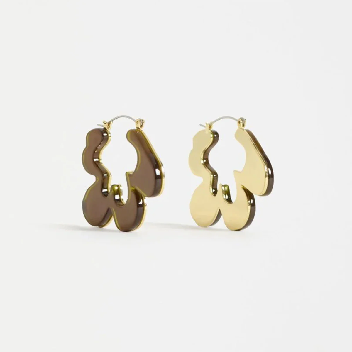Hoop Earring Lomma Dark Olive - Elk Accessories