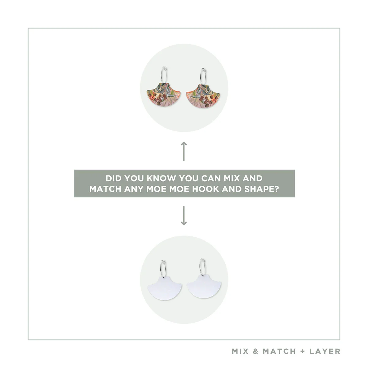Hoop Earrings Gumnuts Pagoda Ellis Rowan - Moe Moe Design - Image 3