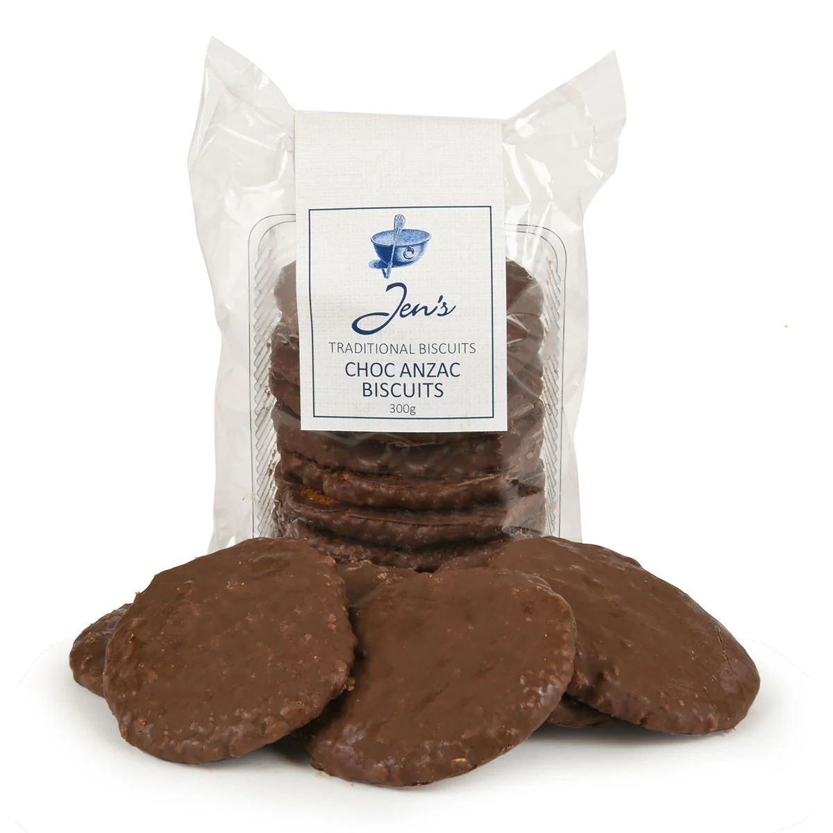 Biscuits Choc Oat Jen's Traditional 300g - Gourmet Brands